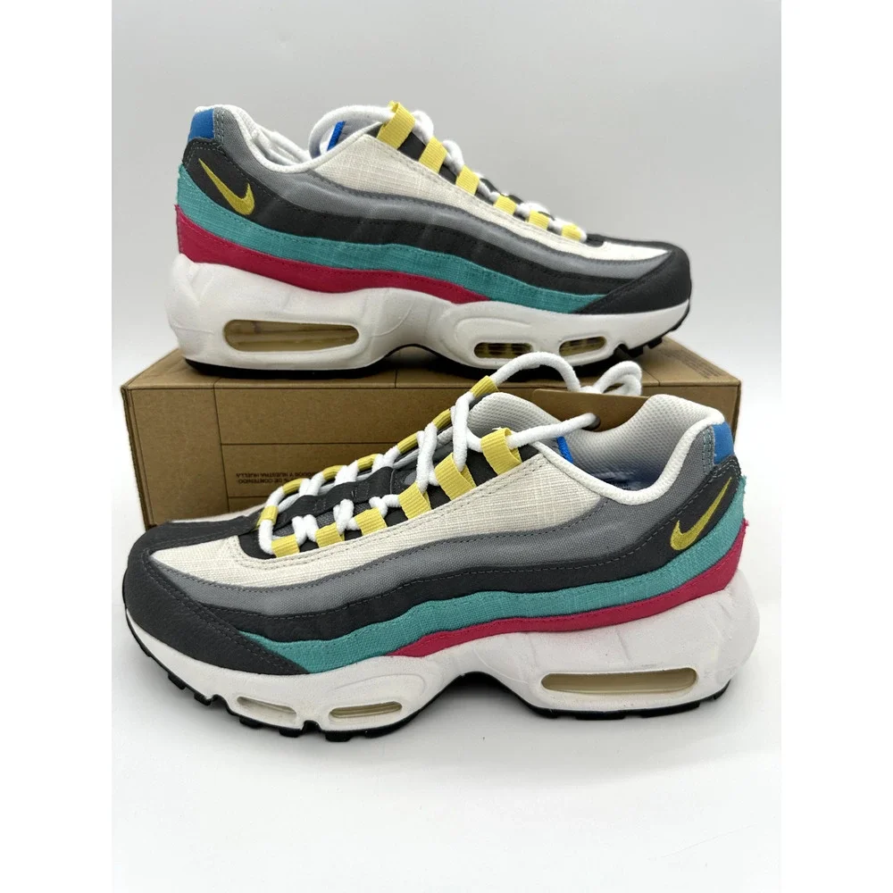 Nike Air Max 95 Recraft SE Size 7Y Woman's size 8.5 Grey White Shoes DN4371 001